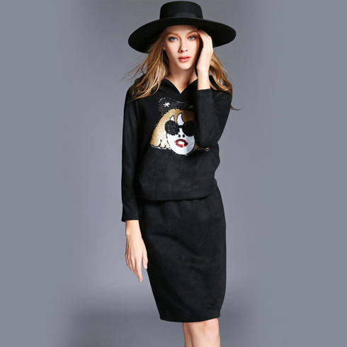 奪寶奇兵秋裝-個性衛衣裙裝